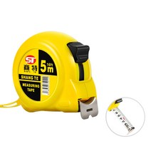 스마트 자동 줄자 2M 3M 5M 7.5M 10M 휴대용 스테인레스 자 셀프락 높이 거리 측정 스틸 벨트 클립 이사 가구 홀드 인테리어 리모델링, 5M(25mm)