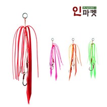 스커트훅리본 자작루어 타이 스커트 훅세트 타이라바, 스커트훅리본 스트레이트오렌지