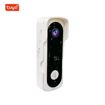 Mini 2.0MP Tuya APP Doorbell Camera WIFI Security CCTV Wireless 1080P Smart Home Video Intercom IR N, 01 V20S-W