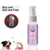 강아지 탈취제 애견 오줌 냄새 제거 10ml 애완 동물 구강 청소기 개 칫솔 치약 스프레이 청소 구강 청정기 치아 깨끗한 호흡 나쁜 자연 플라크 치석
