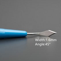 칼소독기 칼 도마 살균기 안과 일회용 블레이드 외과 슬릿 나이프 멸균 기구 1 개, 06 edge width 1.6mm