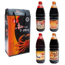 홍게맛장 선물세트 6호 명절 감사 선물 셋트, 6호B(골드1.8Lx2)