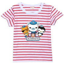 Octonauts 어린이 생일 코튼 티셔츠 따개비 Kwazii 의류 여름 어린이 스포츠 운동복 어린이 선물