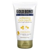 Gold Bond 얼티밋 소프트닝 풋크림 시어버터 113g(4oz) 2팩, 2개