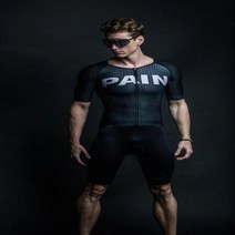 철인3종 경기복 남자 싸이클복 세트 여성 라이딩복 Love The Pain 트라이애슬론 남성용 반팔 사이클링 레오타드 Maillot 자전거 Ropa Ciclismo MTB UCI, 43.라벤더 - M