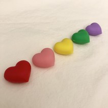 하트 비츠 샌들장식 신발 꾸미기, 노랑