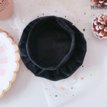 아이돌 인형옷 20cm 체크 조끼 레이스 셔츠 세트 베이비돌 무속성 목화솜 면 솜뭉치, 20센티, 블랙 베레모