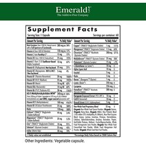 lofty최신 Emerald Labs Womens 45 1-Daily Multi - 코엔자임 Bamp39s 메틸화 엽산 플러스 세트리아 L-글루타티온 CoQ10 K2 및 브로콜리, [02] 60개(1팩)