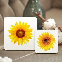 [당일출발] 재물 행운 돈 들어오는 해바라기 액자 A04 9cmX9cm (2종 세트 기본 오리진1 + 옵션선택1), +블라썸(흰색)