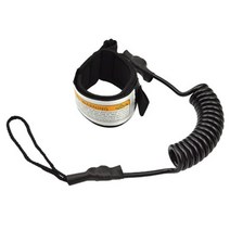 서핑 SUP 발목 끈 서핑 탄성 코일 스탠드 패들 보드 다리 로프 서핑 보드 발목 끈 서핑 액세서리, Black|미국, Black