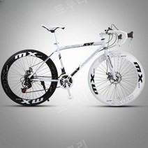 24인치 픽시자전거, 블랙화이트24단40나이프