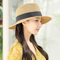 파나마햇 페도라 중절모 밀짚모자 자외선차단 비치모자 남성 챙 여성 여름 밀집 모자 (3컬러)