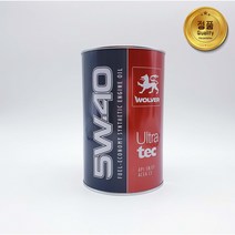 WOLVER Ultra tec Plus 1L 5W40 (울버 울트라 텍 플러스 1리터) 독일 정품 C3 수입 합성유 가솔린/디젤/LPG 엔진오일, 1리터