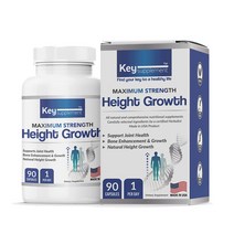 키서플리먼트 하이그로우 어린이 청소년 칼슘 마그네슘 글루코사민 마린콜라겐 총 17 가지 성분 성장 Key Supplement Height Growth, 90캡슐 1개입