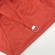 마당 정원 방수 차양 항해 직각 삼각형 천막 자외선 방지 수영장 캐노피 텐트 창고 키트 그늘막 천막 그늘막, 빨간색, 5x5x7.1m
