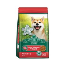 시바견 중소형견용 멀티비타민 미네랄 사료 2kg 먹이 밸런스 입맛 어린 강쥐