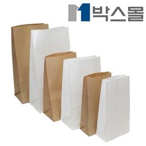 박스몰 각대봉투 노루지 / 크라프트 / 내유코팅 식품봉투 1000장, 노루지 백색 18x11x35(1694), 1개