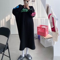 라임브릿지 센터 박스 특기모 원피스 롱티셔츠