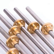 CNC 3D 프린터 리드 나사 8mm 1mm THSL3008D 사다리꼴 Length1001000mm, 250mm, Pitch 2mm Lead 8mm