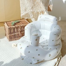 에어쿠션 베이비 쿠션 출산 선물 육아템 아기의자, 올리브