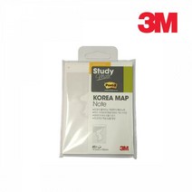 3M POST IT 포스트잇 메모지 한국사 사회 국사 우리나라 한반도 지도