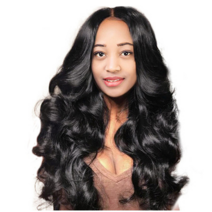여자가발 Long women fashion new curly hair lady wig긴곱슬머리, T01-블랙, T01-블랙