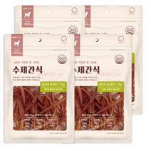 굿데이 강아지 수제간식 70g, 12개, 돼지귀 슬라이스