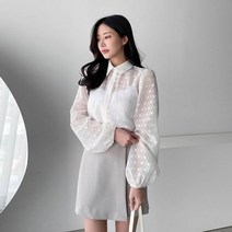 러블리감성 / 해준 레이스 블라우스 셔츠