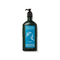 배쓰앤바디웍스 Bath & Body Works 아로마테라피 스트레스 릴리프 유칼리투스 티 천연 에센셜 오일 바디 로션 192.2ml 6.8온스 192ml