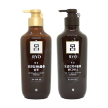 려 려 흑운 모근강화 볼륨케어 샴푸+컨디셔너 린스 550ml 단품세트, 1세트 (샴푸＋컨디셔너 각 1개)