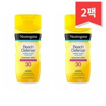 뉴트로지나 해변 썬크림 바디 로션 SPF30 198mL 2개 Neutrogena Water Resistant Sunscreen Body Lotion