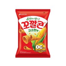 롯데 인간사료 스낵바 봉지과자 꼬칼콘 고소한맛 134g 3봉 사무실다과 홈파티, 9개