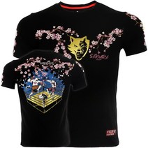 무에타이 격투기 ufc 티셔츠 VSZAP 벚꽃 백하 이종 피트니스 반팔티 M