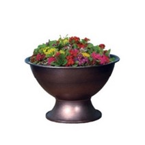 도로화분 대형 관공서 큰 고무 수경 화분, 수경용, 고동색