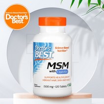 닥터스베스트 옵티 엠에스엠 포함 MSM 1500mg 120캡슐, 1개, 120개