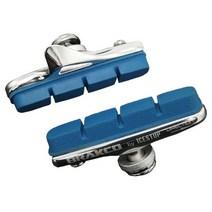 BRAKCO 탄소 섬유 휠 브레이크 슈즈 교체 가능한, 은