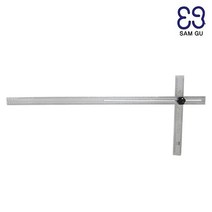 삼구 접이식 직각자 24인치 660mm T자 티자 자유자 각도자, 1개