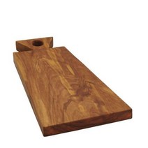 Bisetti Olive Wood 도마, Brown_10.5 x 5.7-in