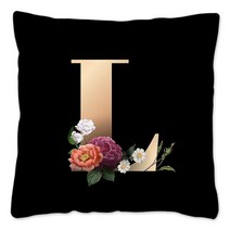 조개 쿠션 핑크벨벳 방석 쇼파 대형 꽃 편지 베개 케이스 홈 소파 자동차 장식 알파벳 커버 주위 식물 나무 45x45cm 드롭, [04] 60x60cm, [12] 12