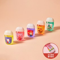 [플루] 클린 손 소독제 겔 30ml 3개+홀더3개세트, 자몽2개+알로에1개+홀더 3개