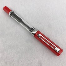 만년필 백화점 입문 명품 Lanbitou투명 만필플라스 FEF후드 펜촉, 03 Exposed F NIB, 09 red
