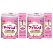 Glico ICREO Baby Balance Milk 글리코 아이크레오 밸런스 분유 (0-1세) 800g 2개