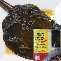 건영푸드 매실청 간장깻잎 4kg 진한 매실향이 솔솔, 1봉