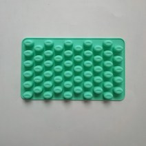 초콜릿 몰드 틀 모양틀 초콜릿만들기 실리콘 55 캐비티 미니 커피 콩 초콜릿 Sugarcraft 사탕 금형 퐁당, 03 013 green