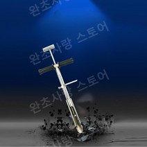 스텐 토양채취기 토지 토질 샘플러 샘플 추출 샘플기 토양 핸드 스테인레스 스틸 토양드릴, 1.0m 직경 38mm (불도징 없음)