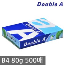 [더블에이] B4 복사용지(B4용지) 80g 500매 1권, 상세 설명 참조, 상세 설명 참조