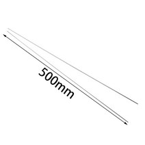 모세관튜브 실험기구 채혈관 온도조절 500mm 길이 304 스테인레스 스틸 모세관 2mm OD 1.6mm ID 실버 전동, 한개옵션0