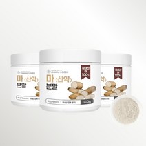 국산 영주 100% 마분말 가루 200g 소화 효소 단백질 흡수 잘되는 알칼리성 건강 식품 건강한 아침 식사 대용 영양식, 3BOX, 3개