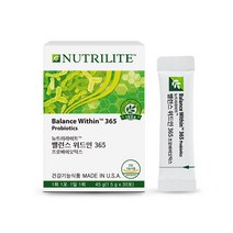 암웨이 유산균 밸런스 위드인 365 (30포) 뉴트리라이트 프로바이오틱스 프리바이오틱스, 45g, 1박스