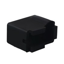 3D 프린터 Kingroon 1pcs 화산 가열 블록 압출기 알루미늄 핫 엔드 가열 블록 실리콘 케이스 커버 3d 프린터 부품 소모품 호환, 블랙 커버